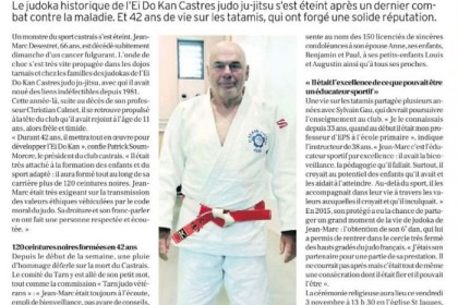 L'article en hommage à Jean-Marc